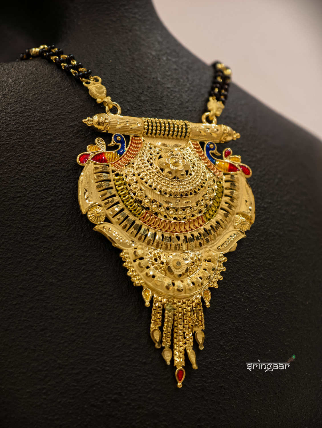 2 Line Mangalsutra with Pendal